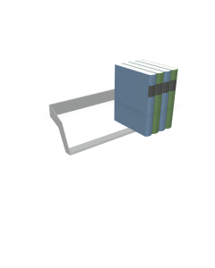 LO Plug Wandregal High Five\n\r486 x 137 x 157 mm